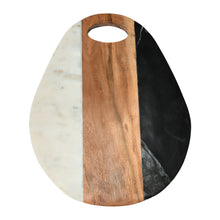 Earth Tones-Mixed Material Charcuterie Board