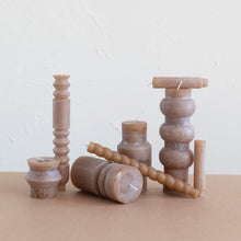Totem Taper Candlesticks