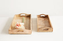 Modern Mango Wood Tray Set