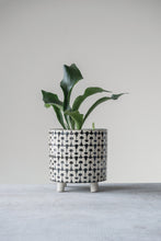 High Contrast Abstract Pot - Black & White