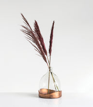 Mixed Material Two Piece Vase