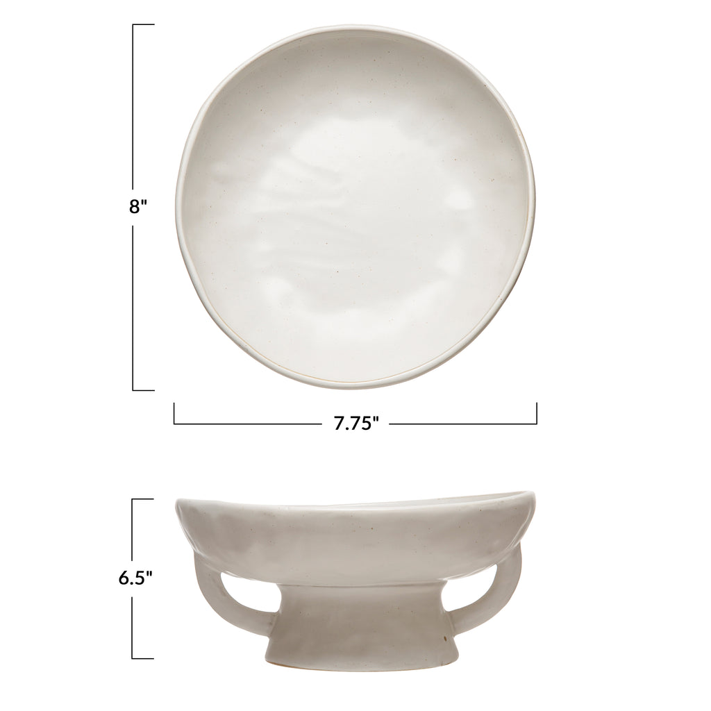 Santorini Footed Bowl– Lamb