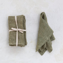 Stonewashed Linen Dinner Napkins