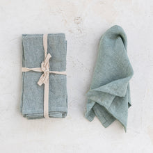 Stonewashed Linen Dinner Napkins