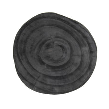 Paulownia Round Wood Pedestal- Black