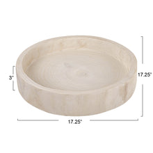 Paulownia Wood Tray - Light Wash