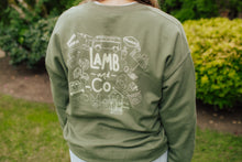 All Things Lamb | Doodle Crewneck (Green)