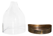 Mixed Material Two Piece Vase