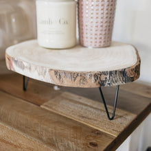 Paulownia Round Wood Pedestals - Rustic