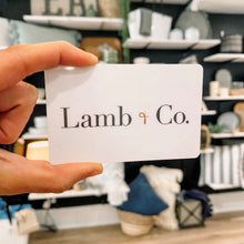 Lamb & Co. Gift Card