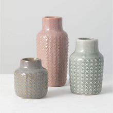 Textured Vases, 3 sizes