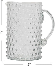 42 oz. Hobnail Glass Pitcher