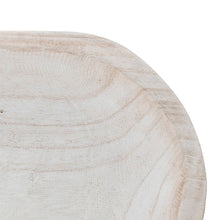 Hand-Carved Paulownia Wood Bowl