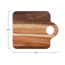 Suar Wood Cutting Board with Handle