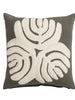 Abstract Embroidered Pillow