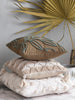 Cotton Macrame Pillow with Stripes and Tassels