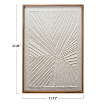 Embossed Handmade Paper Wall Decor