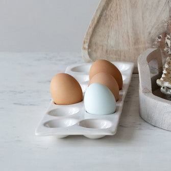 Stoneware Egg Holder