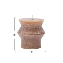 Totem Pillar Candle-Cappuccino