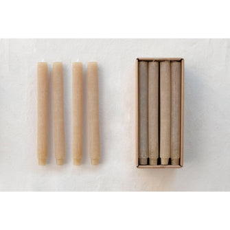 Linen Pleated Taper Candles