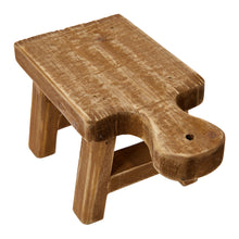 Rustic Mini Wood Pedestal - Rectangle