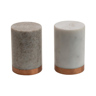 Minimalist Marble Salt & Pepper Shakers