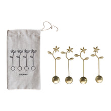 Mini Brass Stir Spoons