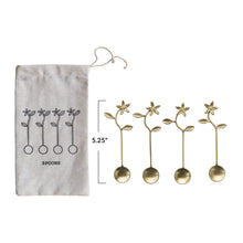 Mini Brass Stir Spoons