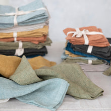 Stonewashed Linen Dinner Napkins