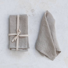 Stonewashed Linen Dinner Napkins