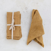 Stonewashed Linen Dinner Napkins