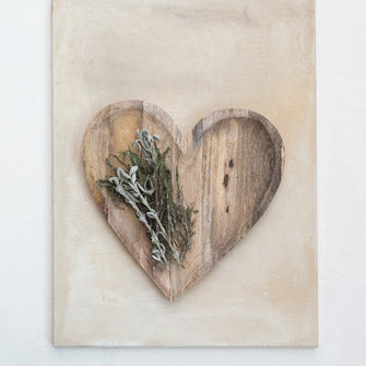 Heartfelt Harvest Mango Wood Bowl