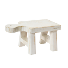 Rustic Mini Wood Pedestal - Rectangle