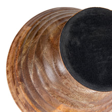 Off The Coast Ridged Footed Bowl - Natural