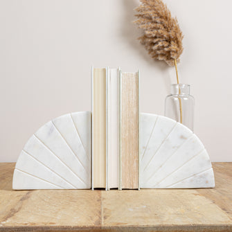 Private Library - Marble Bookends