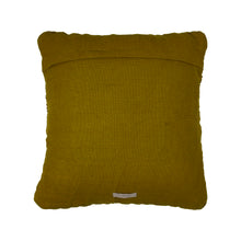 Groovy Green Woven Jute Pillow