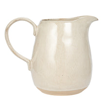 Cream Pitcher with Reactive Glaze and Speckles