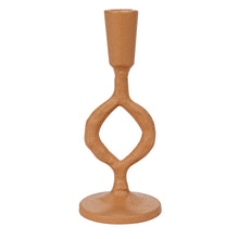 Abstract Cast Iron Taper Candleholder