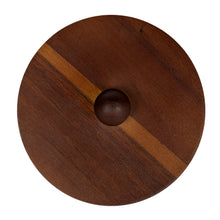 Hobnail Canister with Wood Lid