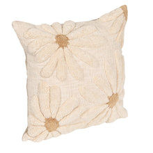 Tufted Floral Pillow