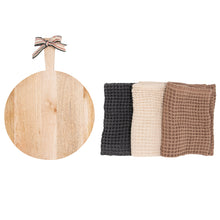 Cheese Board and Tea Towel Set