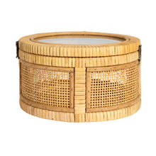 Bamboo nesting round boxes