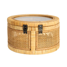 Bamboo nesting round boxes