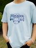 Youth Blue T-shirt with Bus & Bug