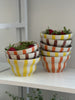 Stoneware Striped Bowl