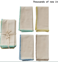 Cotton Napkin with Colorful Fringe