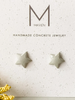 Mini Star Concrete Earrings