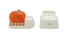 Ceramic Salt and Pepper Shakers with Truck and Pumpkin (set)