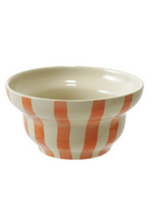 Stoneware Striped Bowl