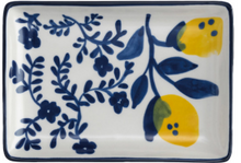 Stoneware Dish with Lemons (4 styles)